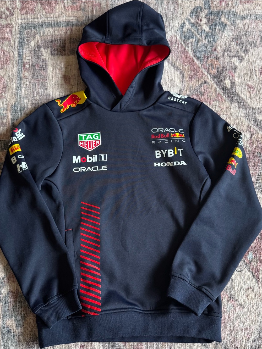 Castore Oracle Red Bull Racing F1 Youth Hoodie YS 134cm